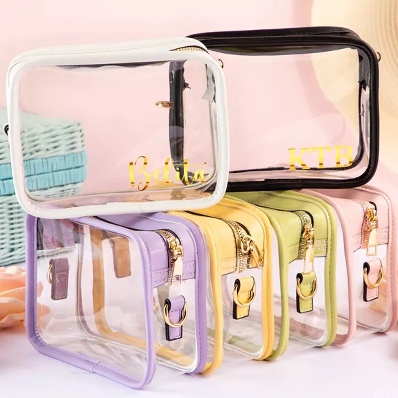 Clear Crossbody Purse monogram Clear Stadium Clear Makeup Bag Transparent