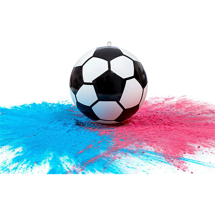 Safe Smoke Bomb Gender Reveal Hot Sale Soccer Ball Football with Solvent Powder Fireworks Dye Oil Soluble Confetti