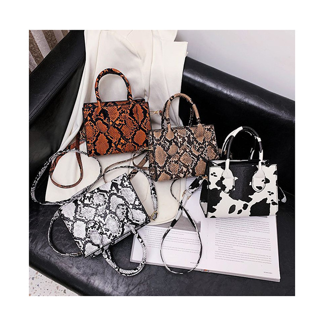 Snake Print Ladies Shoulder Crossbody Purses and Handbags 2023 Women Mini Hand Bags Serpentine Luxury Handbags for Women Bolsas