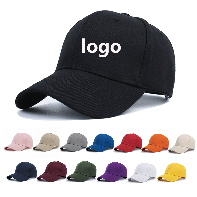 factory low moq customized hat fashion personalized embroidery logo 6 panel cotton baseball cap hat