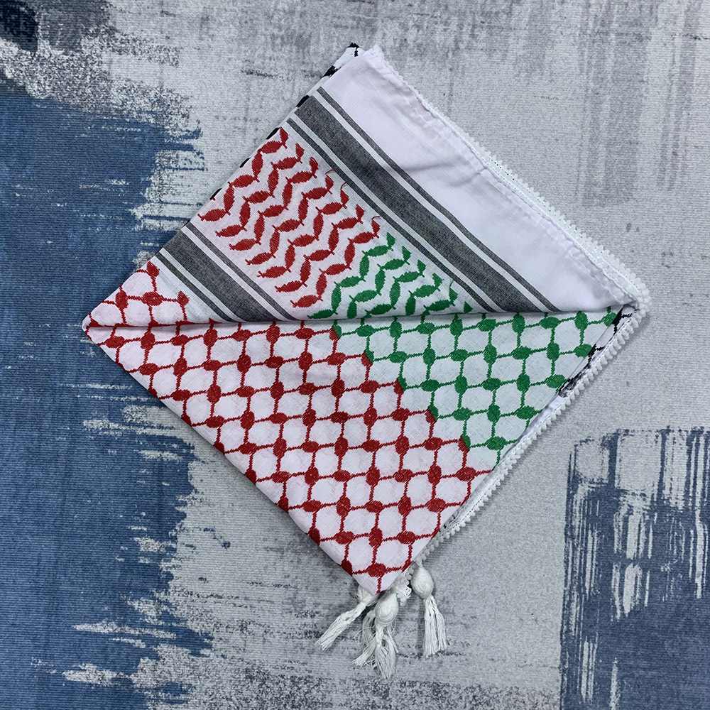 CCY Wholesale Jacquard Palestine Head Scarf Wrap Islamic Men Shemagh Keffiyeh Yashmagh Arab Scarf