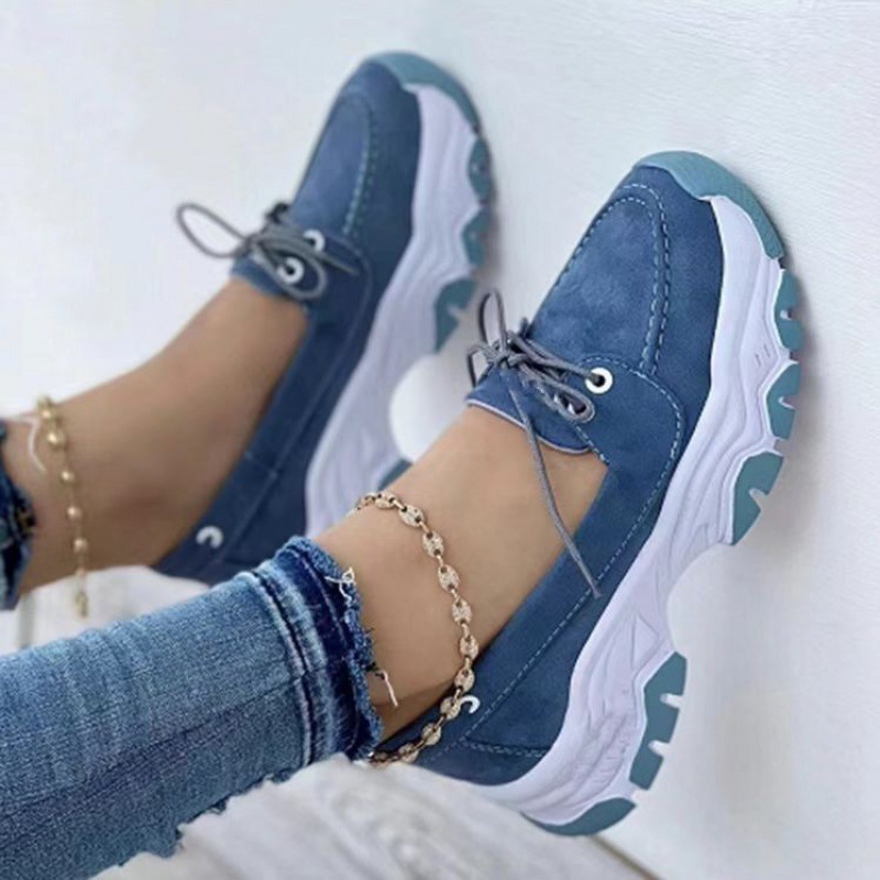 2023 New Low top Lace up Single Shoes Women's Large Suede Casual Sneakers Small White sports Shoes