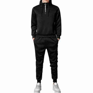 men's fashion 2pcs/set hoodie sweater Slim fit Handsome Men's Sports 2 Piece Apparel Top + Pants Track Suit