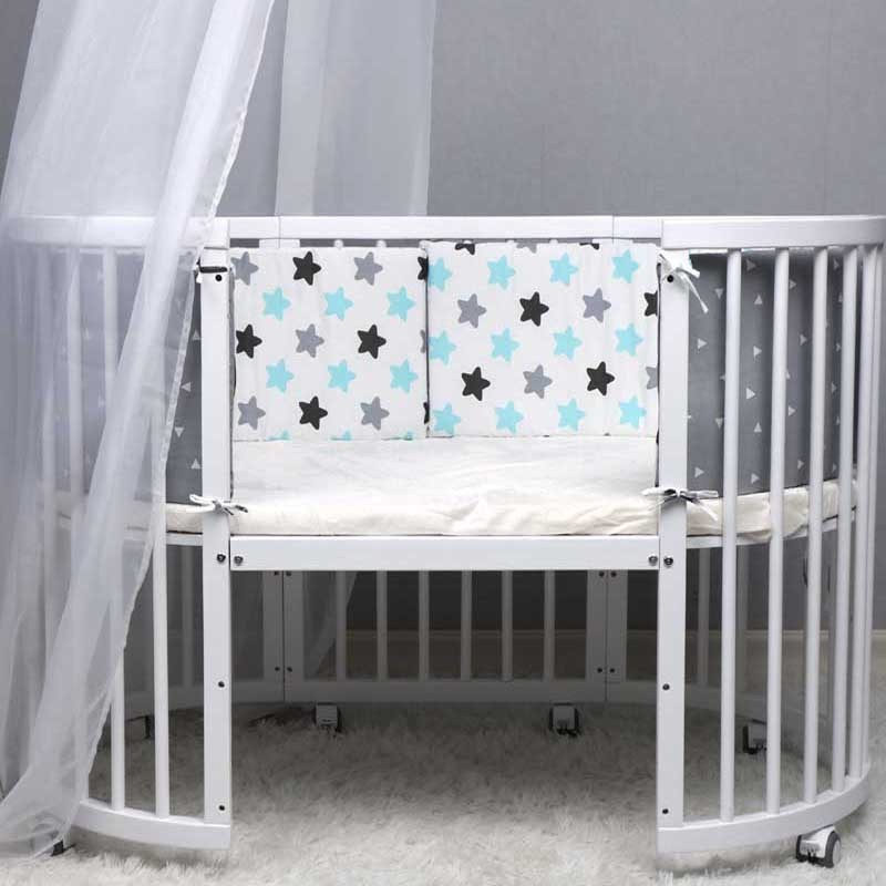 Baby Bumper Infant Bedding Set for Newborn Nursery Baby Boy Girl Pillow Cushion Room Decor Crib Cot Protector