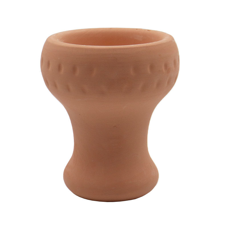 Wholesale Cheap High Quality Smoking Hookah Accessories  Clay red mud ceramic Arab Hookah Shisha Head Bowl Pot