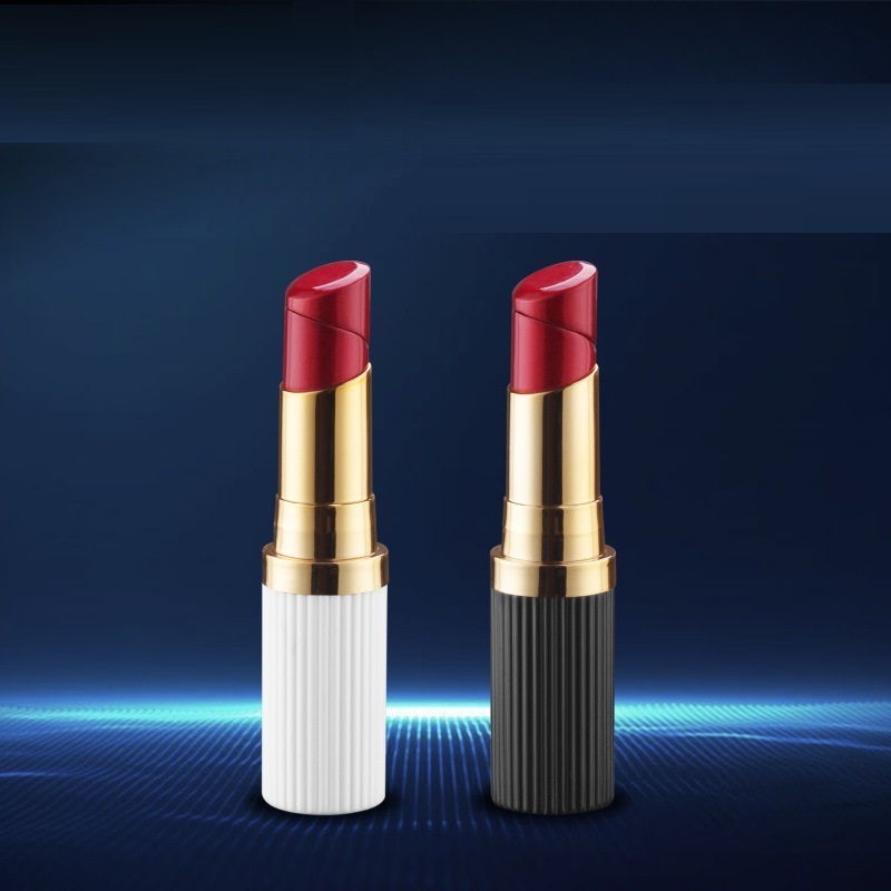 Creative Cigarette Mini Lighter Lipstick Shape Zinc Alloy Adjustable Flame Gas Refill Butane Lighter