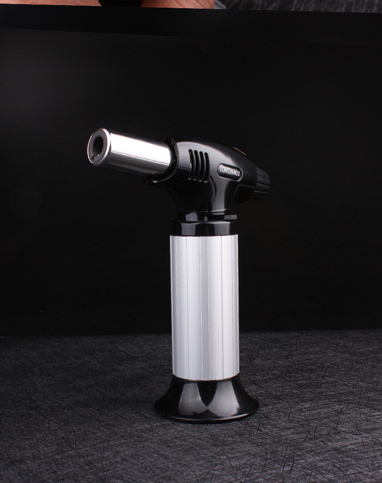 Customization Barbecue Lighter Cigarette Windproof Zinc Alloy Gas Torch Lighter For Kitchen