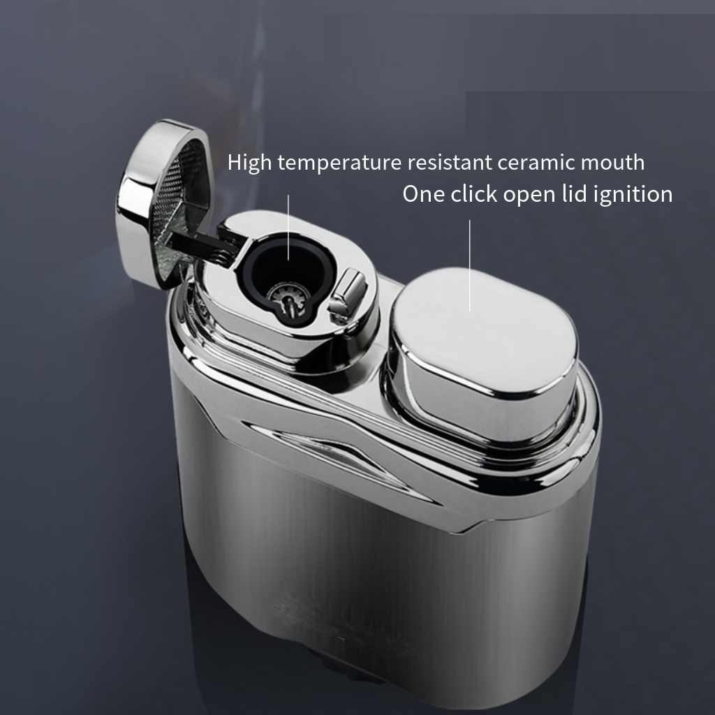 Custom Butane Lighter Creative Shapes High Temperature Ceramic Port Cigar Jet Torch Lighter