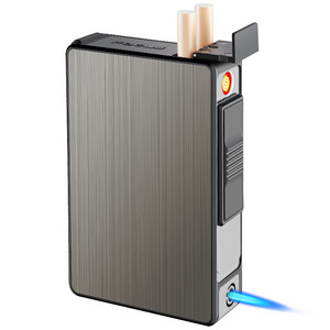 Personality Creative Inflatable Charging Lighter Cigarette Case Automatic Cartridge Cigarette Case