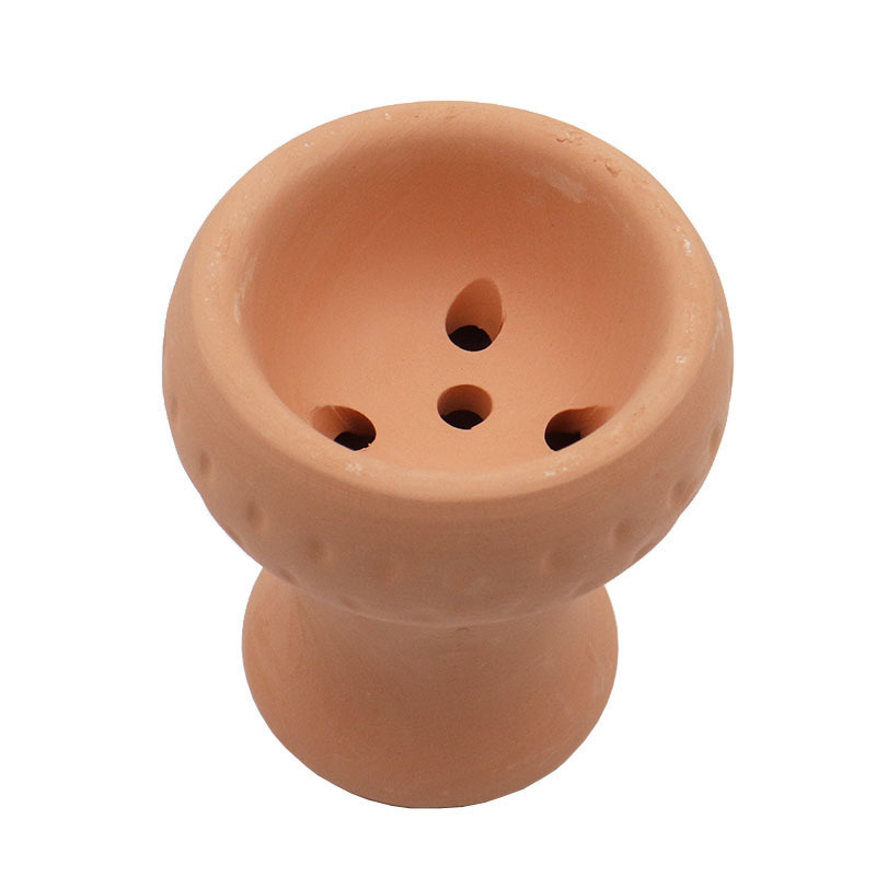 Wholesale Cheap High Quality Smoking Hookah Accessories  Clay red mud ceramic Arab Hookah Shisha Head Bowl Pot