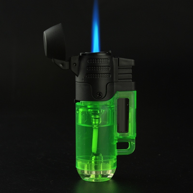 2023 Selling high pressure direct blast windproof large capacity cigar small spray gun lighter