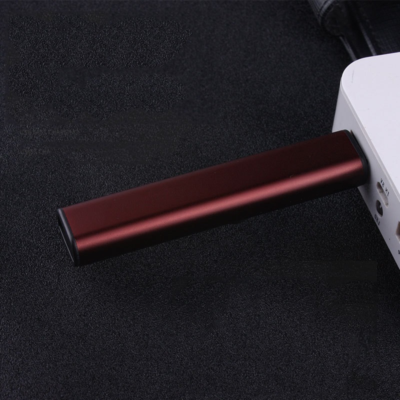 Cigarette Lighter Manufacturers Long And Thin Convenient Metal Windproof Electric Lighter