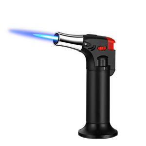 Gas Torch Flamethrower Butane Gas Torch Mini Gas Welding Torch Flame Spray Gun Lighters Windproof Cigar Lighter