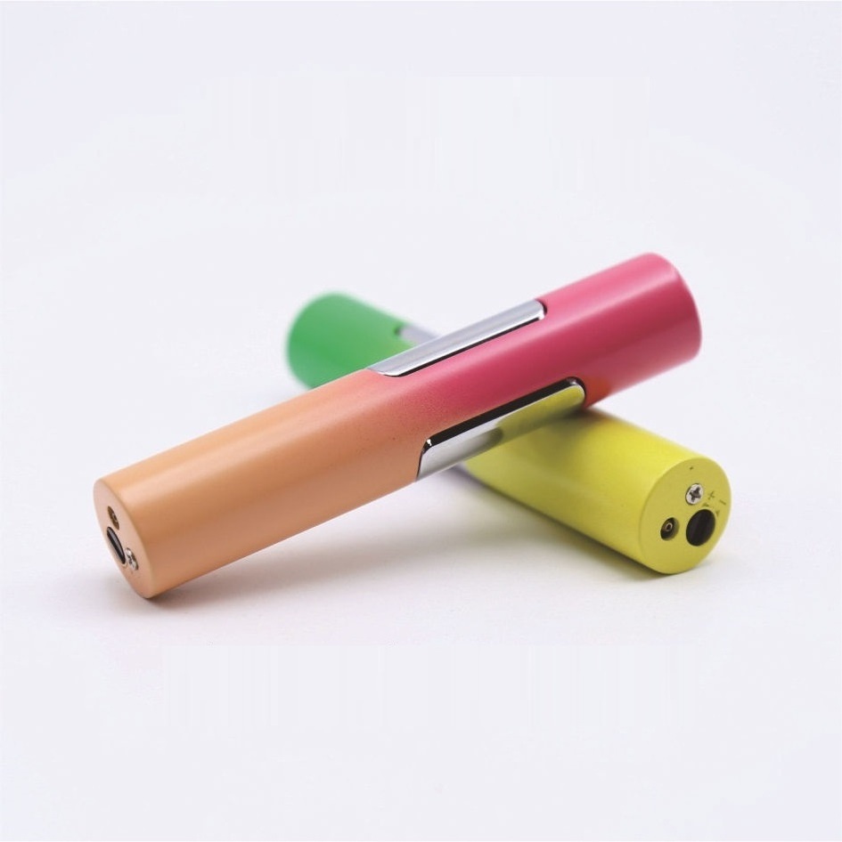 Wholesale Gas Torch Lighter Windproof Portable Gradient Metal Long Inflatable Red Flame Lighter