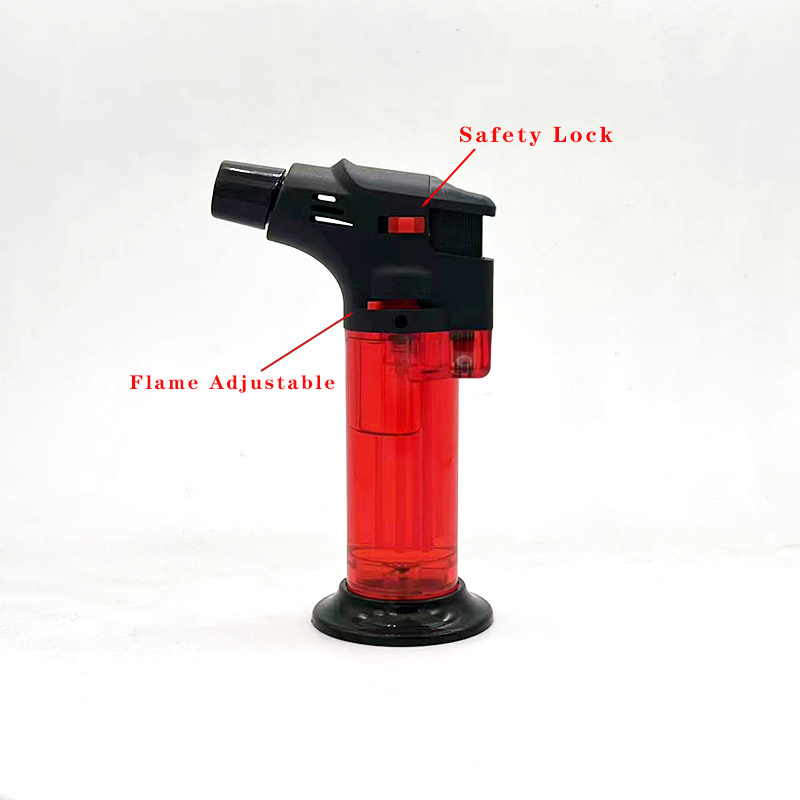 Wholesale Refill Custom Rechargeable Jet Flame BBQ Kitchen Outdoor Camping Lighter Torch Butane Gas Cigar Lighters