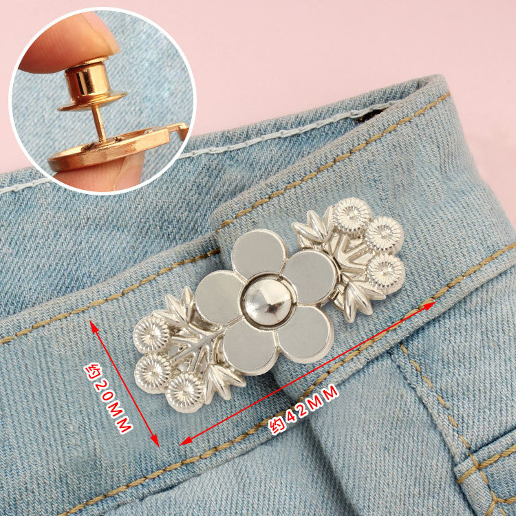 The hot-selling waist adjustable button jeans waist extender is perfect for pants instant buttons.