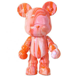 Diy Hand Clothes Painted Graffiti Pigments Bear Bearbricks Manual Fluid Painting