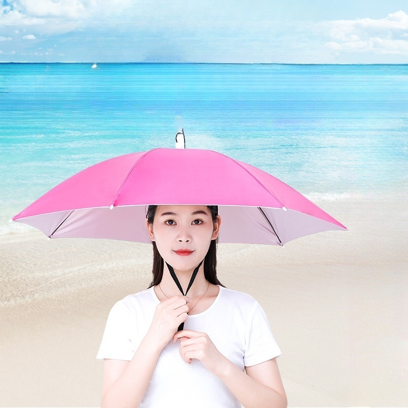 Hat Umbrella Suitable for Various Occasions, Head-worn Rain , Fishing