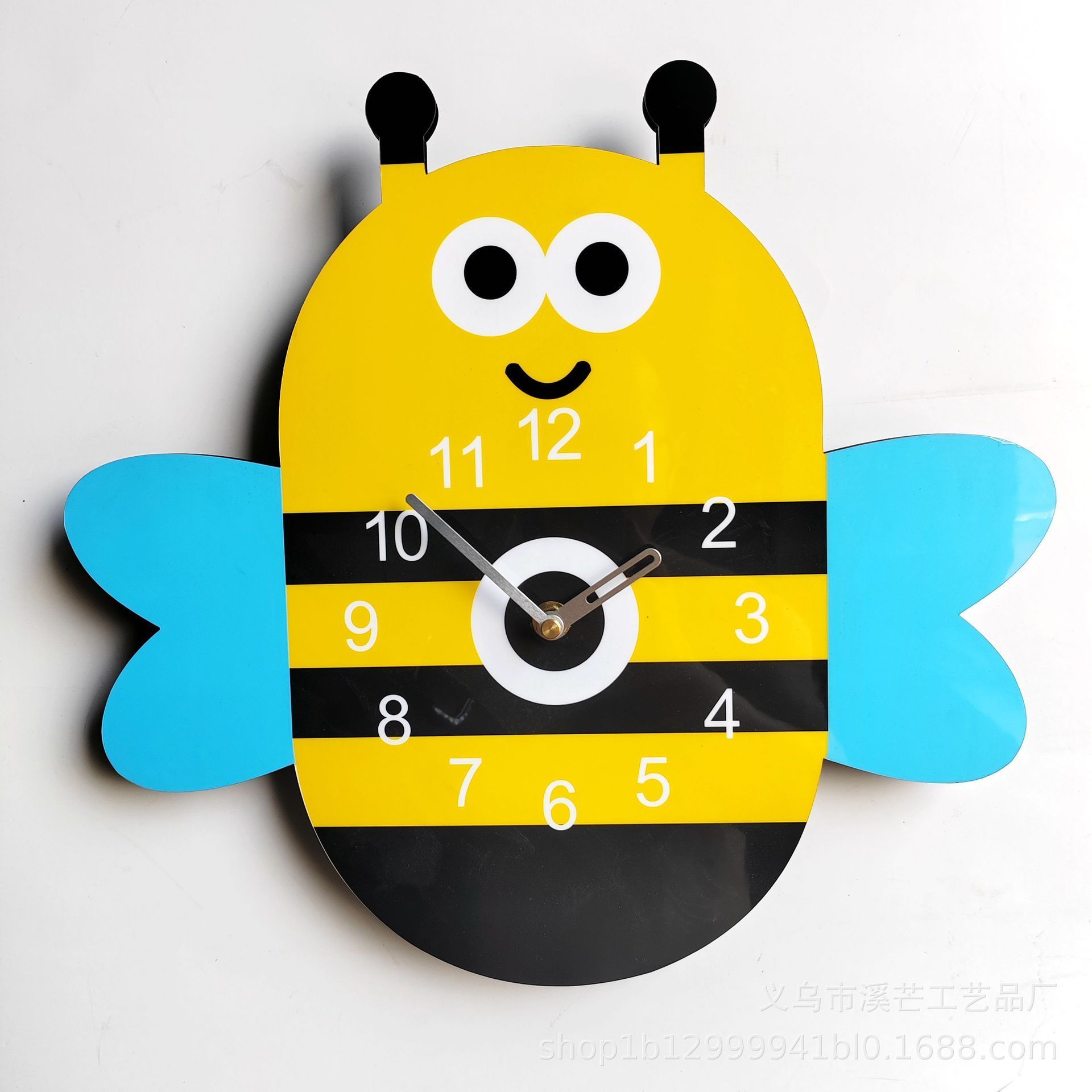 Cartoon Wall Clock for Children's Room Decor