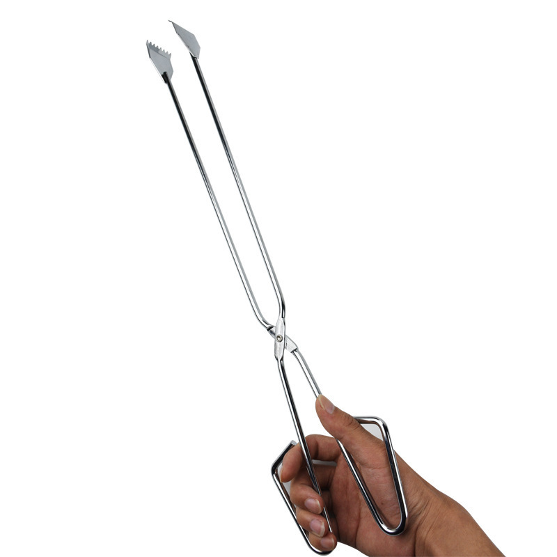 Outdoor BBQ Essential! In-Stock Charcoal Tongs, Extended Fire for Home Stove to Ignite and Handle