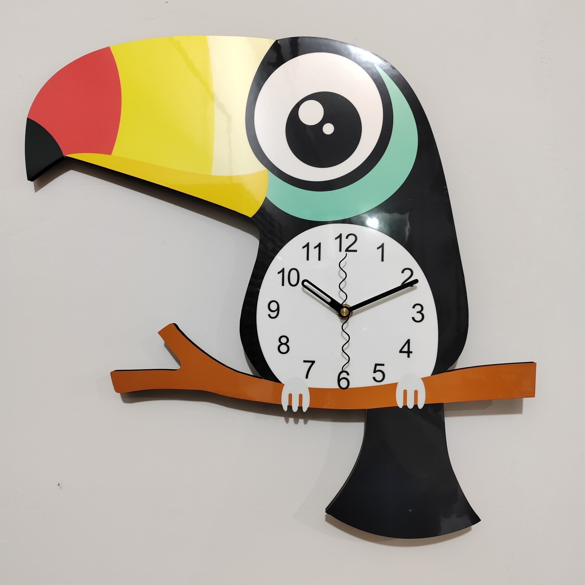 Cartoon Wall Clock for Children's Room Decor