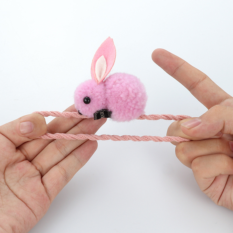 HAIR TIE Cute animal rabbit hair ring female rubber band elastic hair bands Korean headwear custom Scrunchies