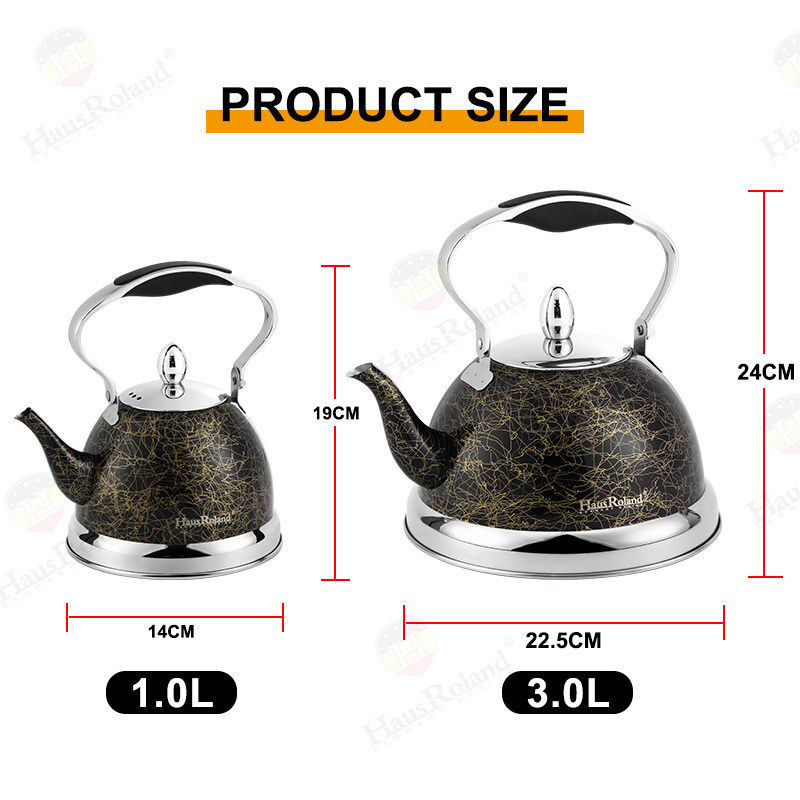 chinese custom odm kitchenware kids milk cute stainless steel tea kettle with detachable lid