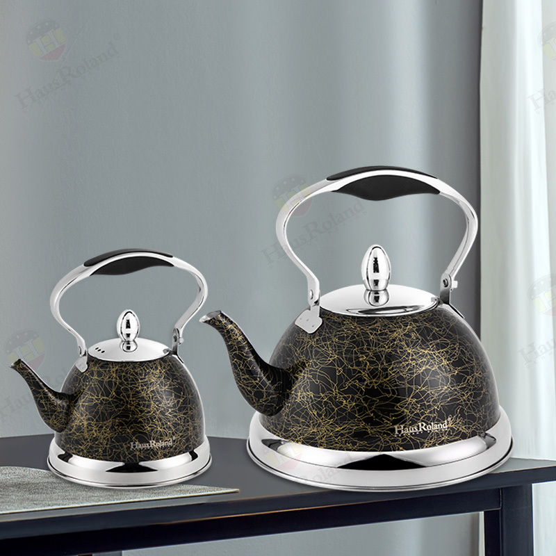 chinese custom odm kitchenware kids milk cute stainless steel tea kettle with detachable lid