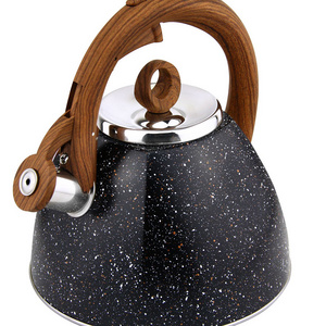 HausRoland Square Stainless Steel Whistle Kettle Induction Cooker Gas Teapot