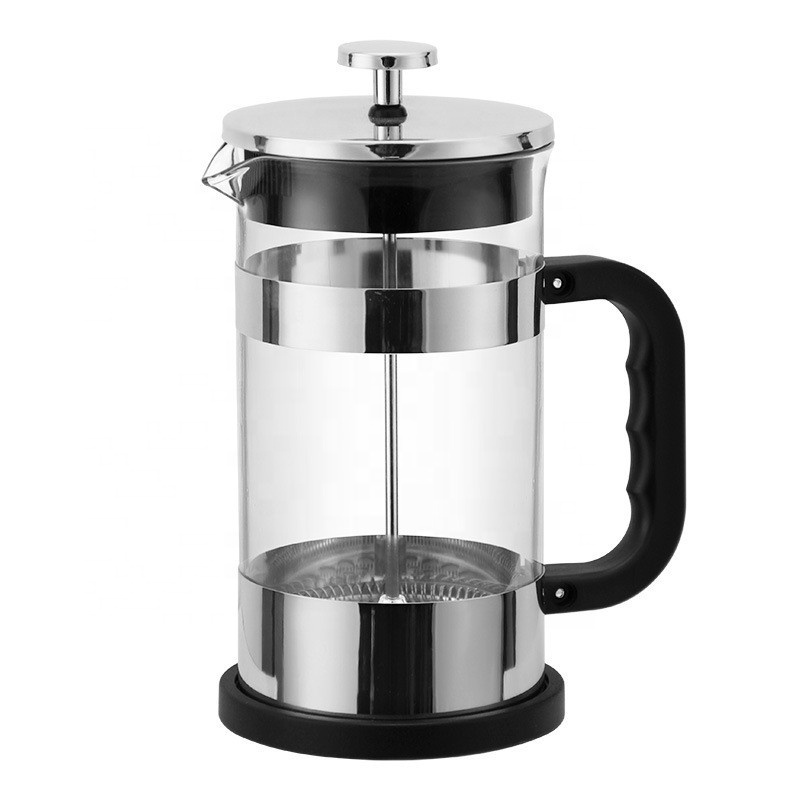 HausRoland stainless steel -borosilicato coffee travel mug french press coffee maker