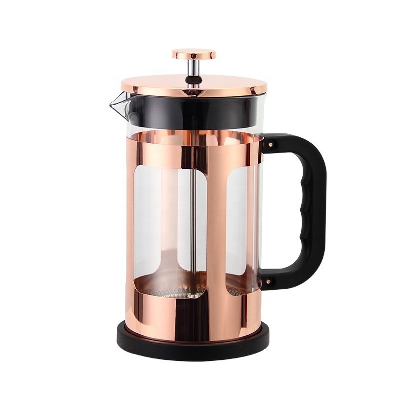 HausRoland portable travel mini tea maker plastic stainless steel 304 coffee french press