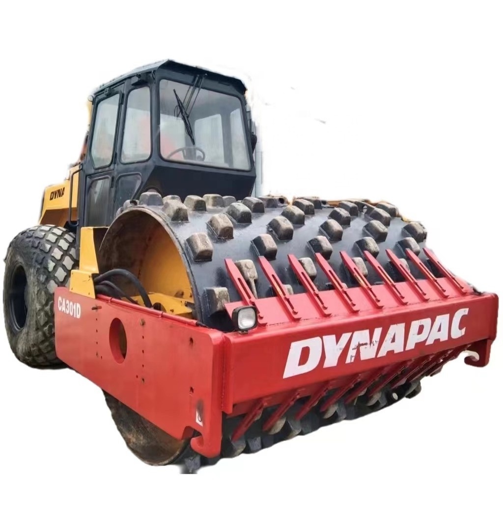 Used Road Roller DYNAPAC CA301D Compactor With Sheep Foot PAD Roller