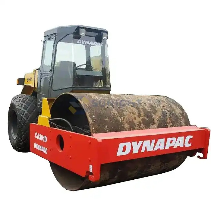 HOT!!! Cheap Used INGERSOLL-RAND SD-100D Dynapac Road Roller, Used Dynapac Ca30d/Ca25D Single Drum Vibratory Roller for Sale