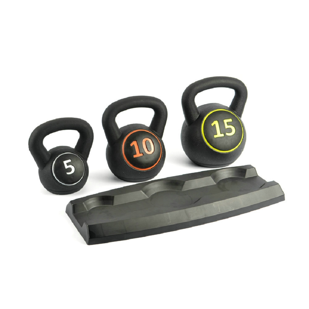 Custom logo Strength Training 6kg 8Kg 16Kg 32Kg Premium Rubber Coated Logo Gym Kettlebells For Fitness