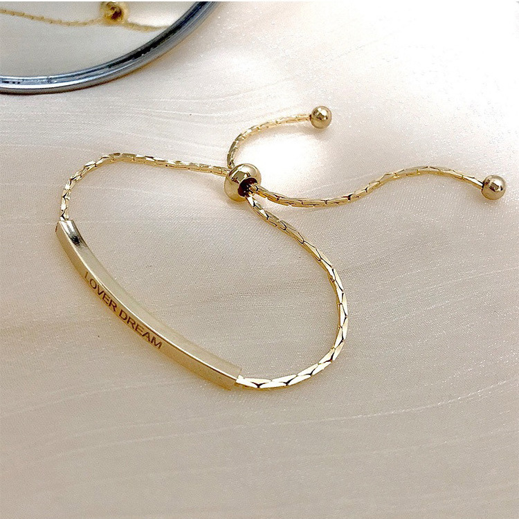 Stainless Steel 18k Gold Plated Luxury Design Charm Slender Cuff Bracelet For Women Trendy Fashion Jewelry