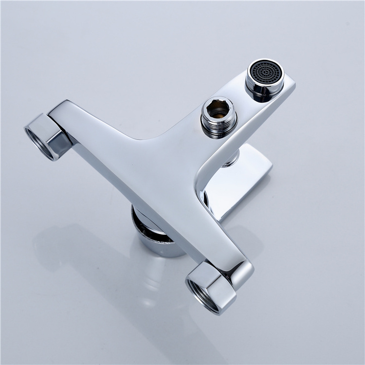 Bathroom  750g  VARTE  brass body  zinc  alloy  handle with ceramic cartridge  chrome  plated  shower  faucet