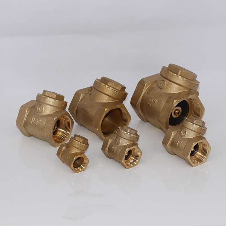 1/2 - 4 Inch Water Use Bronze Brass Non-Return Swing Horizontal  Check Valve for Water Supply Pipe System