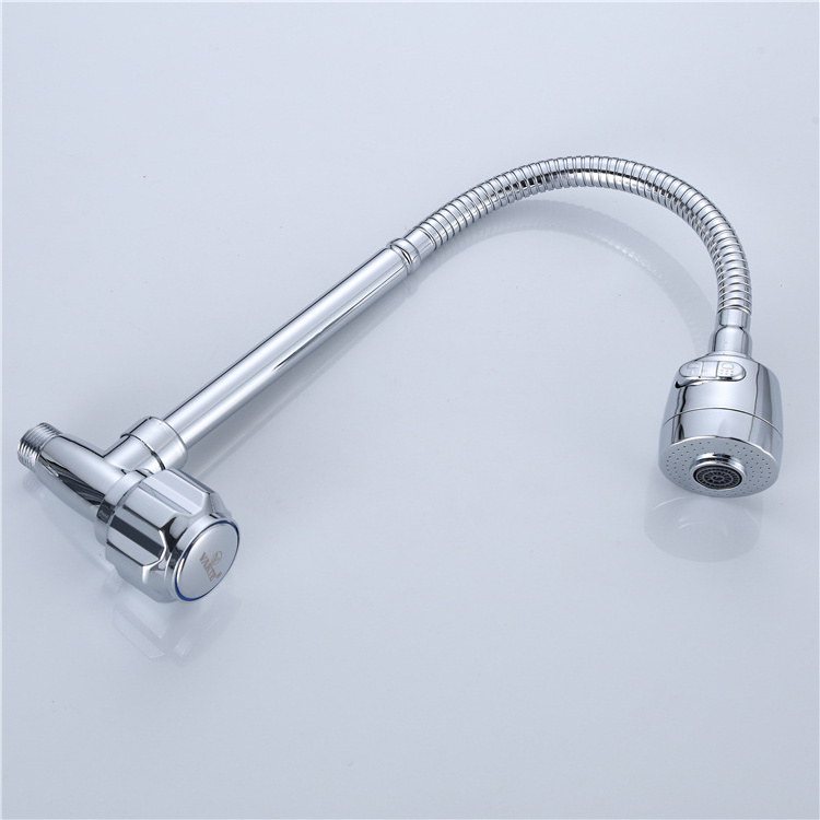 Stainless Steel Single Handle Cold Water Wall Mounted Tap Sink Faucet Kitchen