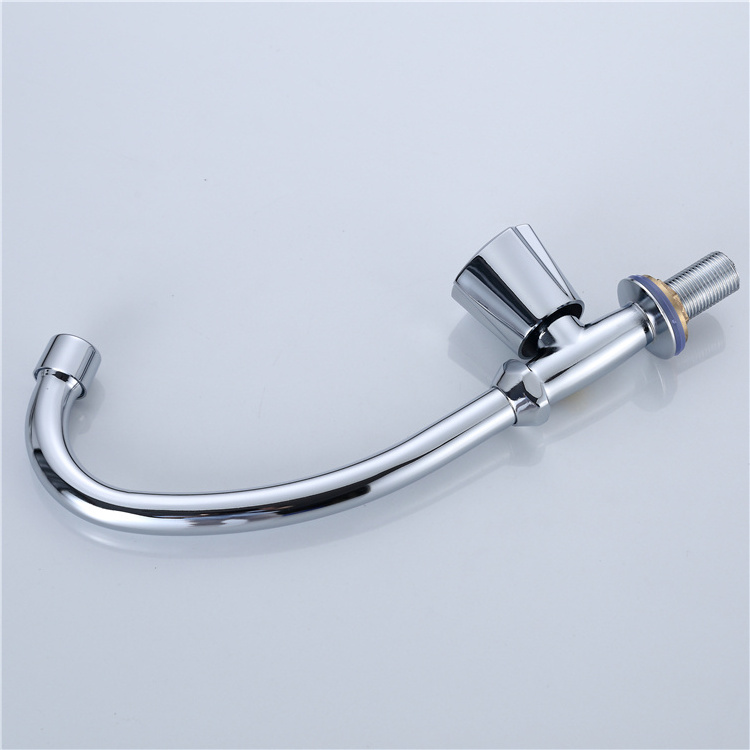 380g  VARTE  201SS hose with zinc alloy body  and  zinc alloy  handle full brass cartridge  single cold  vertical faucet