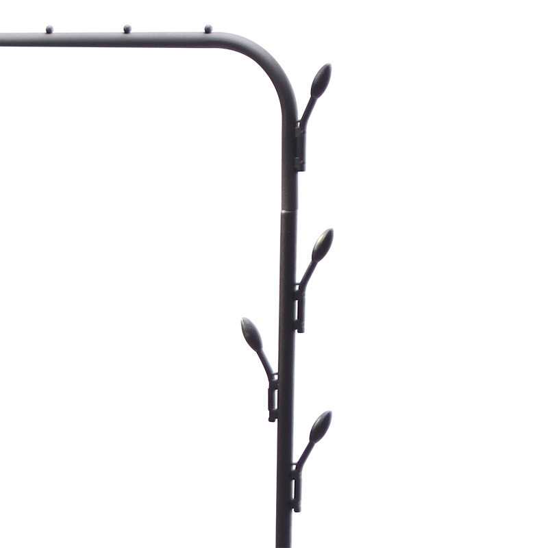 clothes hanger stand factory iron clothes tree stand  With Meta Shoe coat rack standing hanger for Living Room