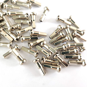 brass silver nipples 14G 2.0mm 12mm 14mm 16mm 0.95g/pc Spoke Nipples 72pc/lot Road MTB bicycle parts wheel accessories