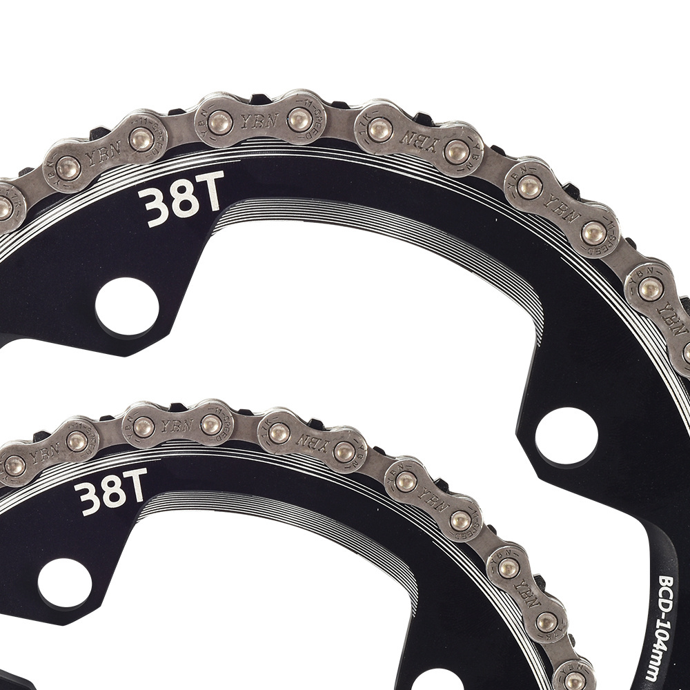 Bike Crank and Crankset MTB mountain bike crank 170mm Al-alloy crankset 104 BCD CrMo steel32-48T 27/30 speed