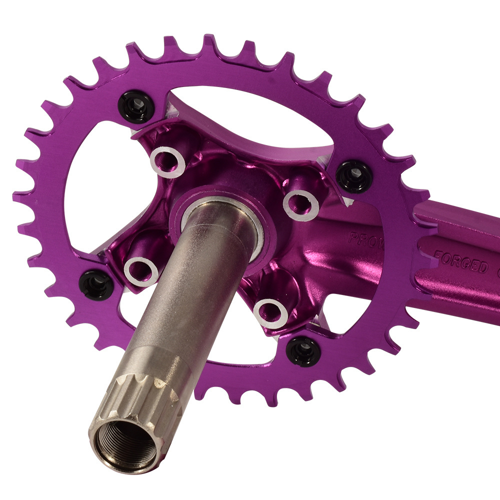 MTB Bike Crankset Aluminum Alloy With Bottom Bicycle Crankset MTB Crank Bike Accessories 170mm