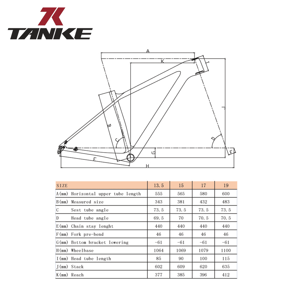 Bicycle Frame 27.5 29er MTB T800 carbon fiber   Disc BB68 thread 148*12mm Thru Axle internal cable glossy Mountain Bikes