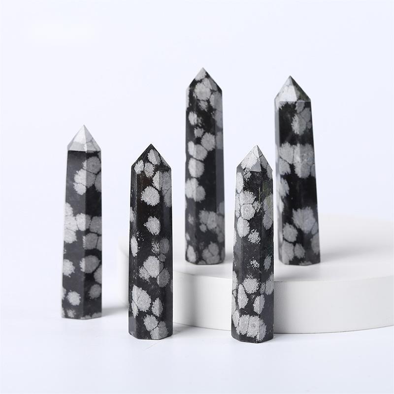 Wholesale natural crystal columns Huaqi SJB02 crystals healing Reiki Gemstone Top polished crystal for decoration