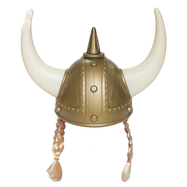 Huaqi VK41 roman warrior helmet viking helmet with horns viking helmet samurai armor