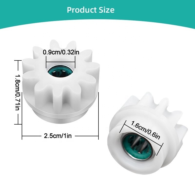 Transmission Spin Gear with Bearing Replacement for Easy Mop Pedal Rotating Mops Bucket Accessories Universal Repair Parts