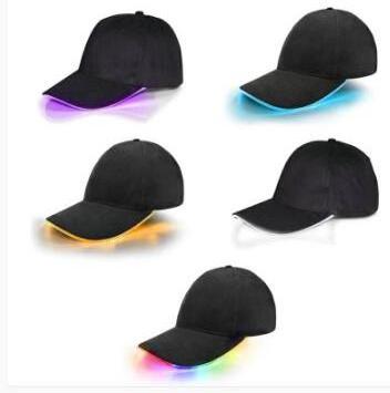 High quality New Led Baseball cap Blank Customizable Youth hip hop hipster hat Outdoor shade hat with curved brim