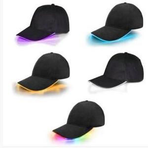 High quality New Led Baseball cap Blank Customizable Youth hip hop hipster hat Outdoor shade hat with curved brim