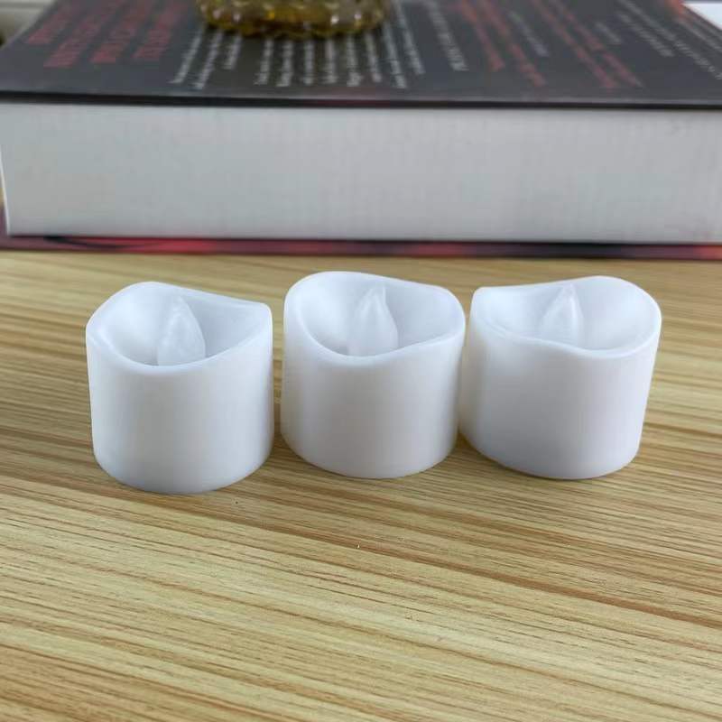 Wholesale Flickering Flameless LED Tea Light for Seasonal Festival Celebration Electric Fake Candle in Warm White and Wave Open